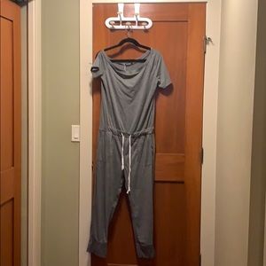 Off the shoulder jumpsuit